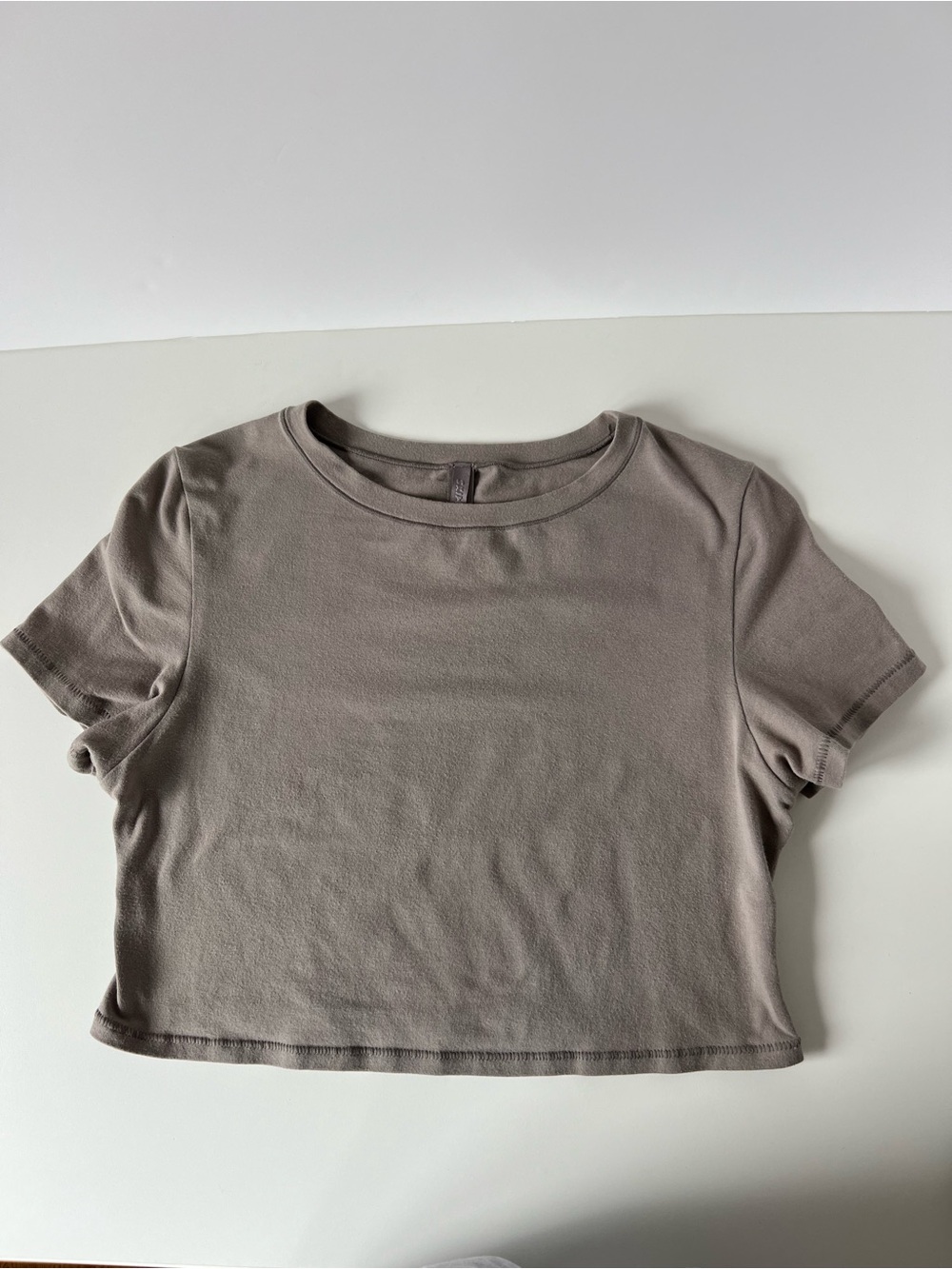 Skims Cotton Jersey Cropped T Shirt